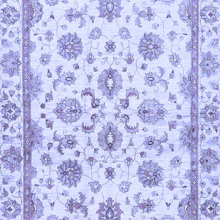 Machine Washable Oriental Blue Traditional Rug, wshabs431blu