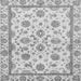 Square Machine Washable Oriental Gray Traditional Rug, wshabs431gry