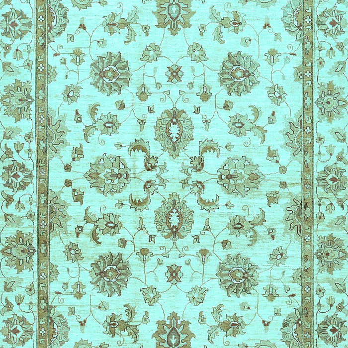 Oriental Light Blue Traditional Rug, abs431lblu