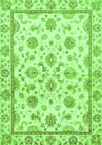 Oriental Green Traditional Rug, abs431grn