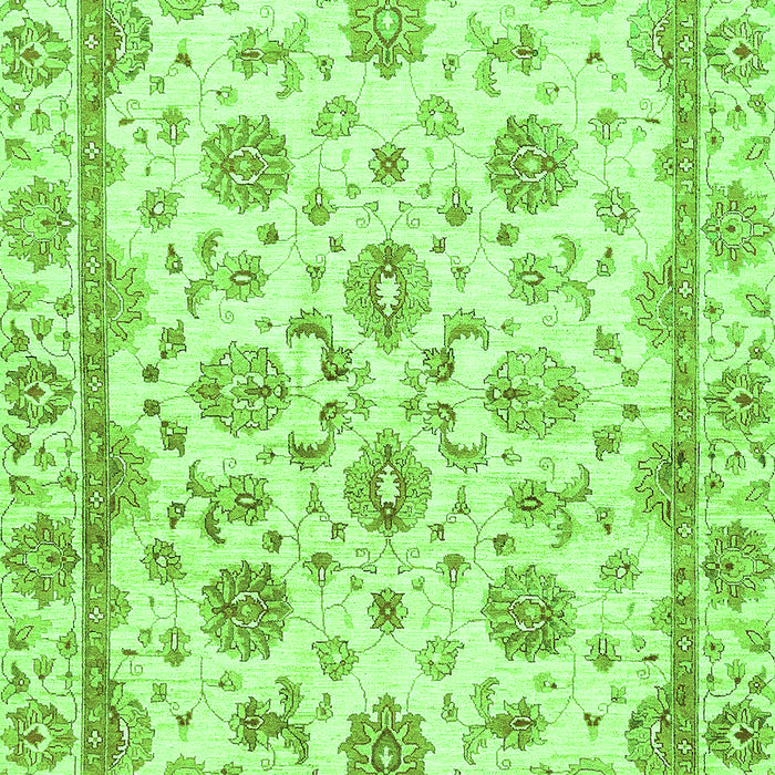 Oriental Green Traditional Rug, abs431grn