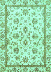 Oriental Turquoise Traditional Rug, abs431turq