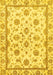 Oriental Yellow Traditional Rug, abs431yw