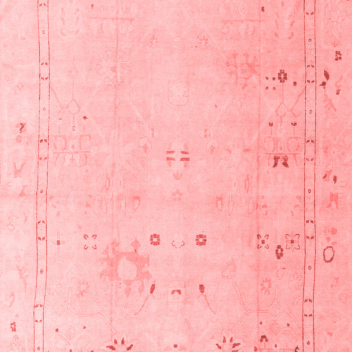 Machine Washable Oriental Red Traditional Rug, wshabs4320red