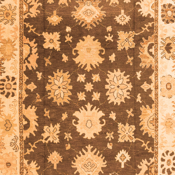 Oriental Orange Traditional Rug, abs4321org