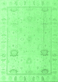 Oriental Emerald Green Traditional Rug, abs4322emgrn