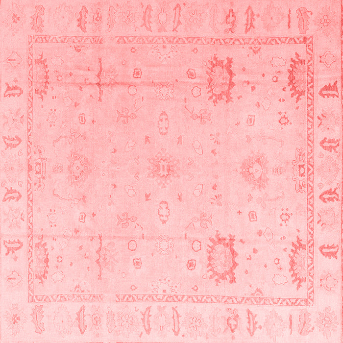 Machine Washable Oriental Red Traditional Rug, wshabs4322red