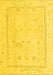 Oriental Yellow Traditional Rug, abs4323yw