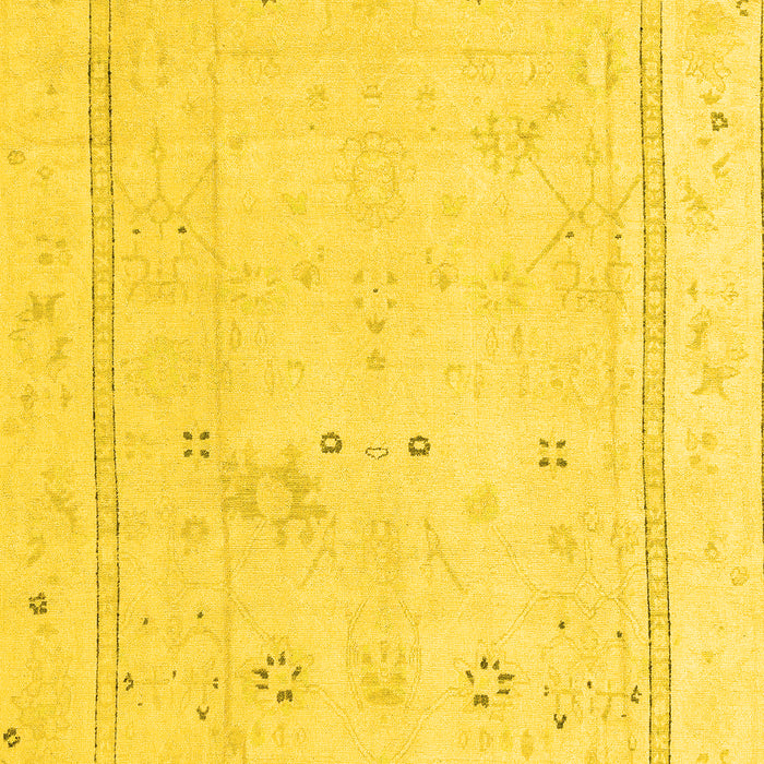 Oriental Yellow Traditional Rug, abs4323yw