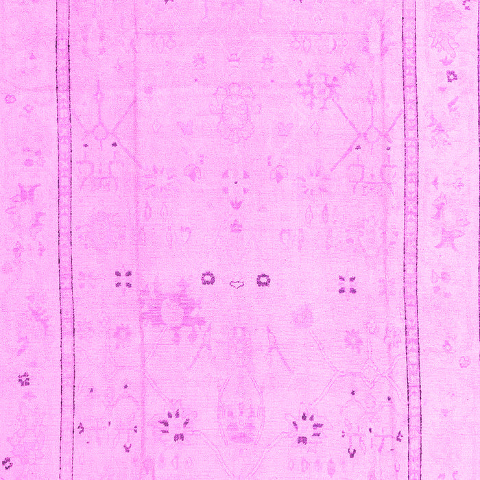 Machine Washable Oriental Pink Traditional Rug, wshabs4323pnk