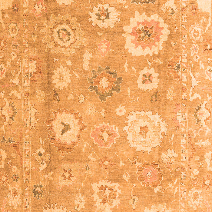 Oriental Orange Traditional Rug, abs4324org