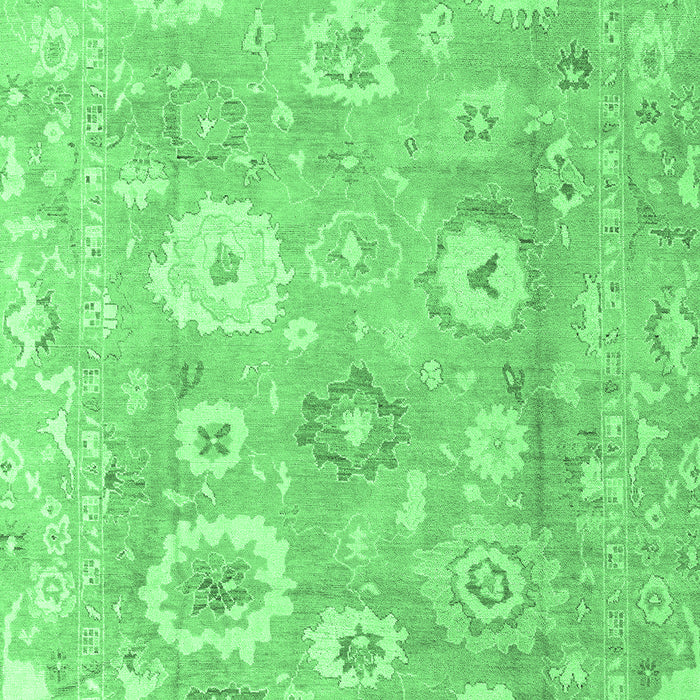 Oriental Emerald Green Traditional Rug, abs4324emgrn