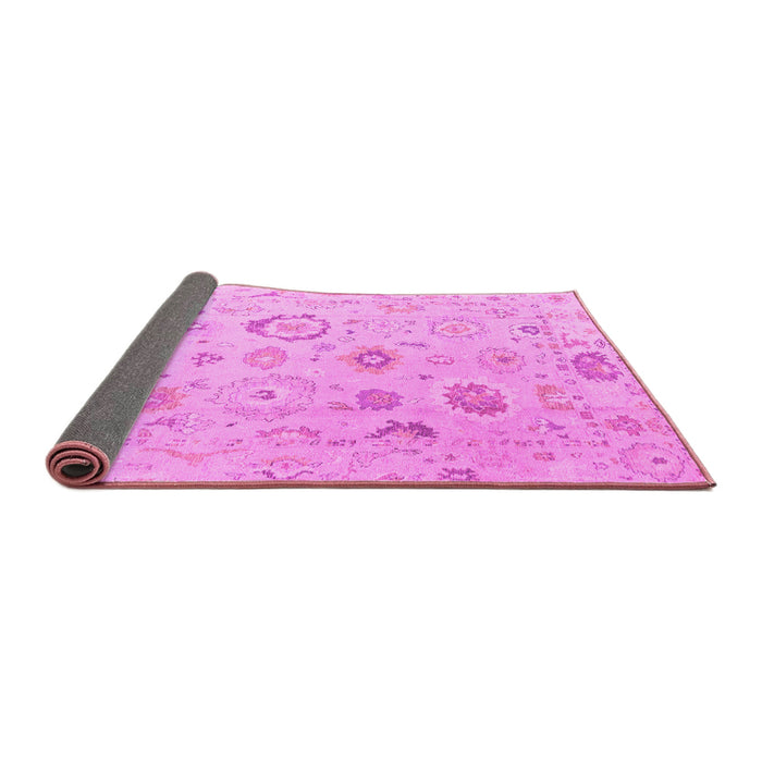 Sideview of Oriental Pink Traditional Rug, abs4325pnk