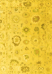 Oriental Yellow Traditional Rug, abs4325yw