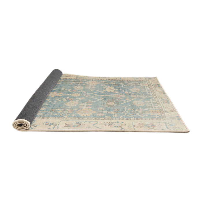 Sideview of Abstract Sage Green Oriental Rug, abs4326