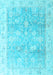 Oriental Light Blue Traditional Rug, abs4326lblu