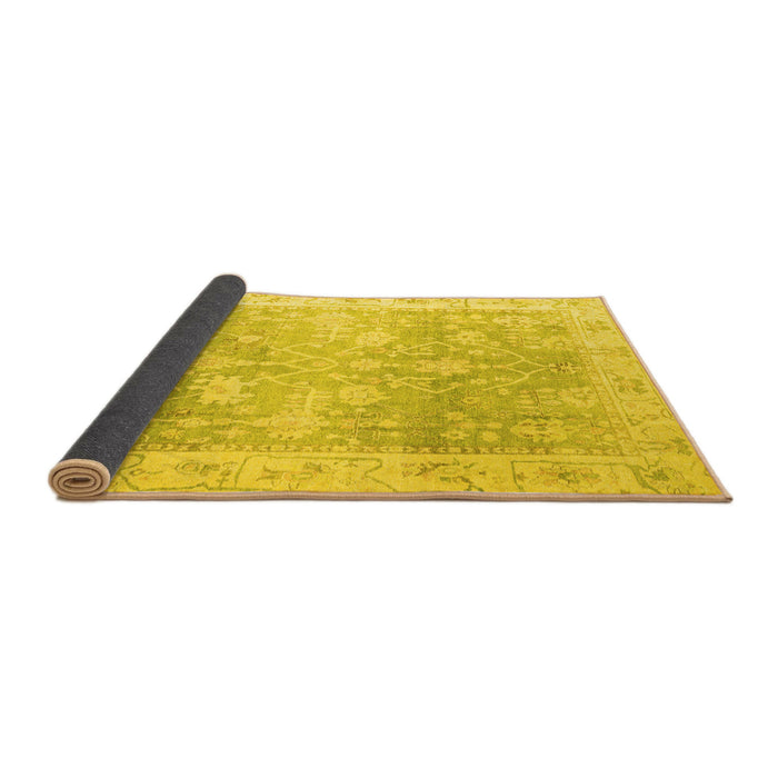 Sideview of Oriental Yellow Traditional Rug, abs4326yw