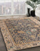 Machine Washable Abstract Brown Sugar Brown Rug in a Family Room, wshabs4327