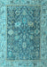 Machine Washable Abstract Light Blue Modern Rug, wshabs4327lblu