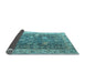 Sideview of Abstract Light Blue Modern Rug, abs4327lblu