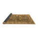 Sideview of Abstract Brown Modern Rug, abs4327brn