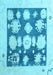 Machine Washable Oriental Light Blue Traditional Rug, wshabs4328lblu