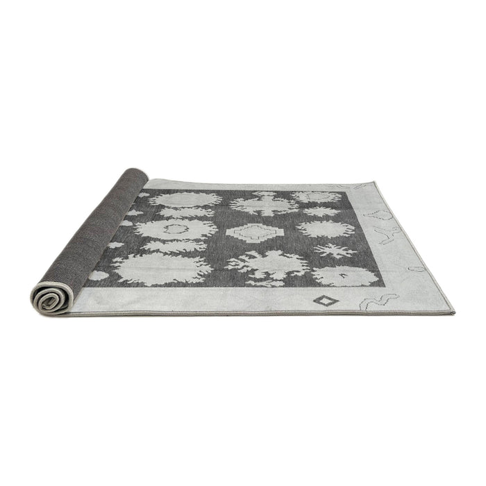 Sideview of Oriental Gray Traditional Rug, abs4328gry