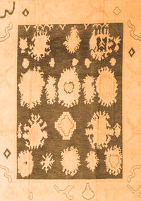 Oriental Orange Traditional Rug, abs4328org