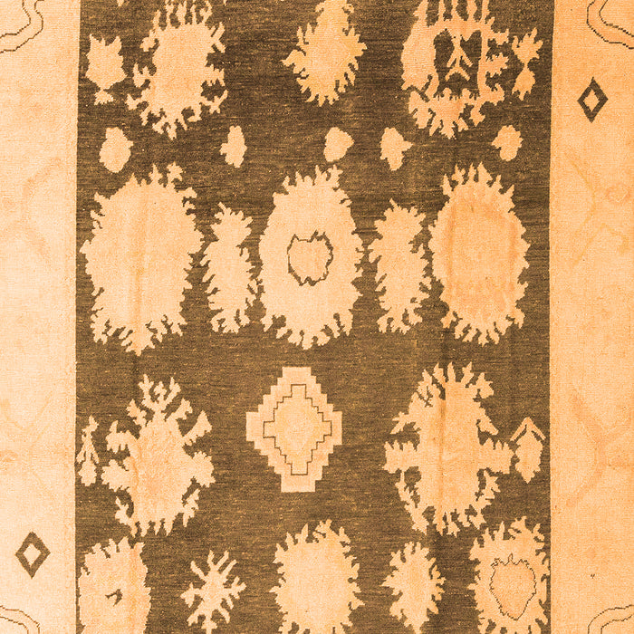 Oriental Orange Traditional Rug, abs4328org