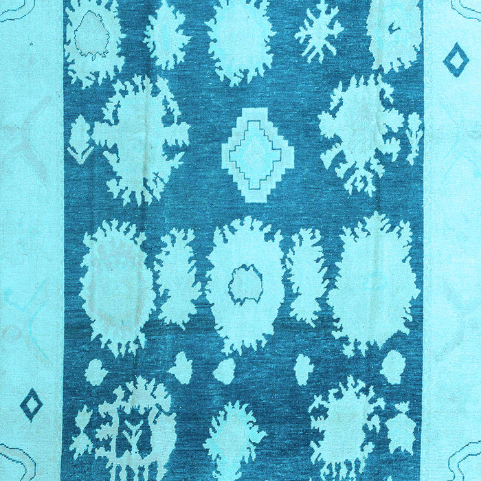 Oriental Light Blue Traditional Rug, abs4328lblu
