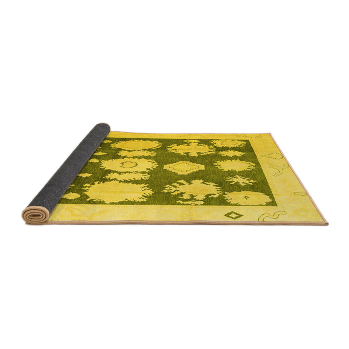 Sideview of Oriental Yellow Traditional Rug, abs4328yw