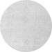 Round Oriental Gray Traditional Rug, abs4329gry