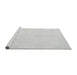 Sideview of Machine Washable Oriental Gray Traditional Rug, wshabs4329gry