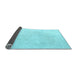 Sideview of Oriental Light Blue Traditional Rug, abs4329lblu