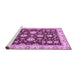 Sideview of Machine Washable Oriental Purple Traditional Area Rugs, wshabs432pur