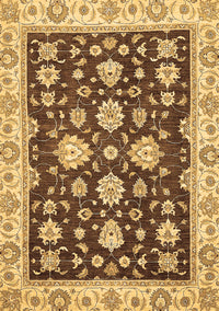 Oriental Brown Traditional Rug, abs432brn