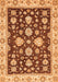 Oriental Orange Traditional Rug, abs432org