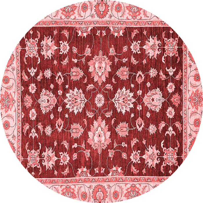 Machine Washable Oriental Red Traditional Rug, wshabs432red