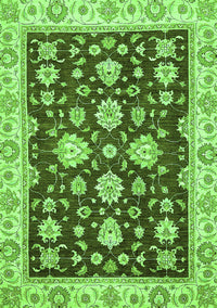 Oriental Green Traditional Rug, abs432grn