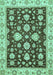 Oriental Turquoise Traditional Rug, abs432turq