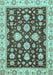 Oriental Light Blue Traditional Rug, abs432lblu