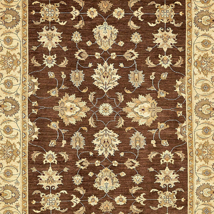 Machine Washable Abstract Chrome Gold Yellow Rug, wshabs432