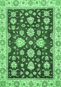 Oriental Emerald Green Traditional Rug, abs432emgrn