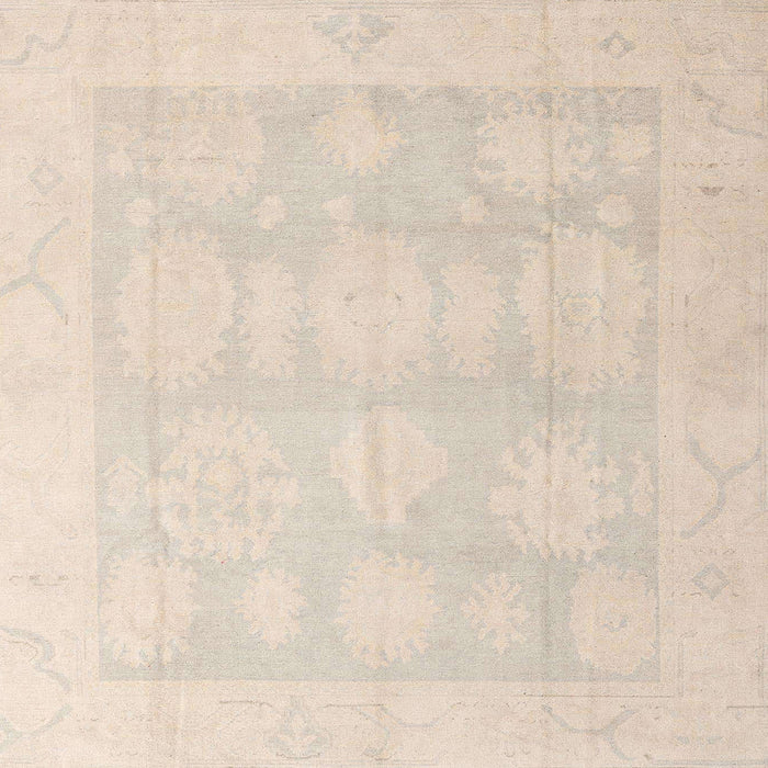 Square Machine Washable Abstract Light Orange Rug, wshabs4330