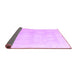 Sideview of Oriental Purple Traditional Rug, abs4330pur