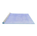 Sideview of Machine Washable Oriental Blue Traditional Rug, wshabs4330blu