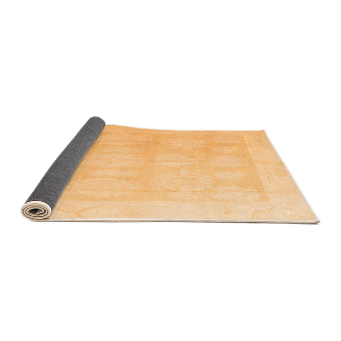 Sideview of Oriental Orange Traditional Rug, abs4330org