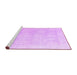 Sideview of Machine Washable Oriental Purple Traditional Area Rugs, wshabs4330pur