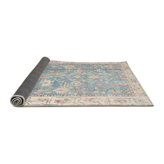 Sideview of Abstract Dark Gray Oriental Rug, abs4331