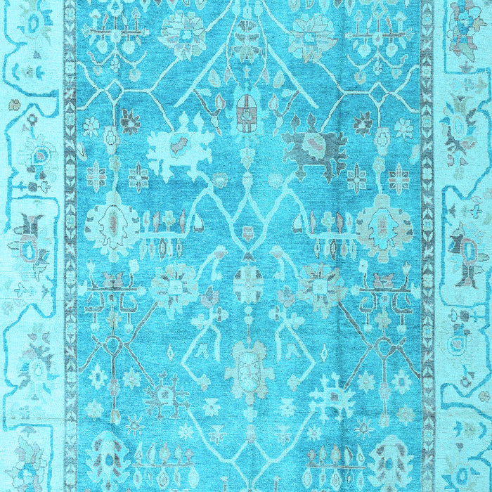 Oriental Light Blue Traditional Rug, abs4331lblu